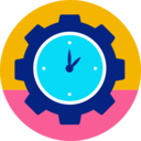 time,clock,time and date,settings,schedule,circular clock,hour,working hours,duration,round clock,estimate,estimation